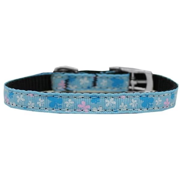0.38 in. Butterfly Nylon Dog Collar with Classic BuckleBlue Size 16, Pet Pal, Mfr#: PE767459